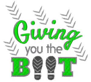 Picture of Giving You The Boot Machine Embroidery Design
