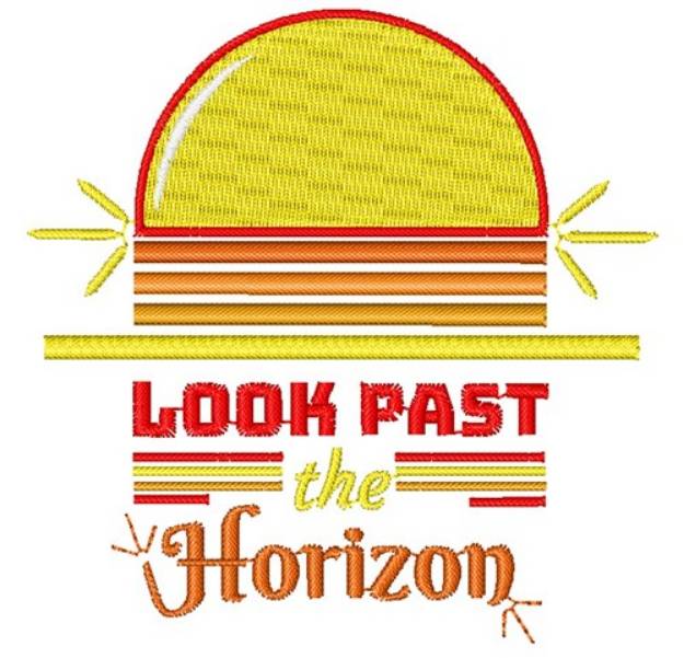 Picture of Look Past The Horizon Machine Embroidery Design