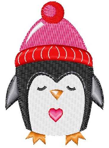 Penguin Machine Embroidery Design