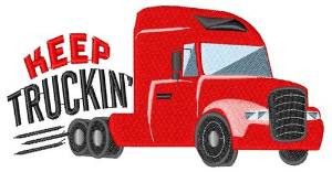 Picture of Keep Truckin Machine Embroidery Design