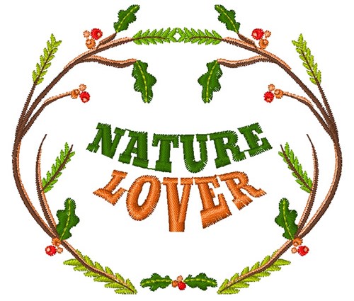 Woodlands Wreath Nature Lover Machine Embroidery Design