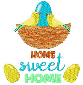 Picture of Home Sweet Home Machine Embroidery Design