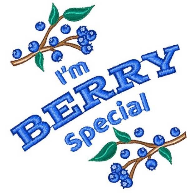 Picture of I m Berry Special Machine Embroidery Design