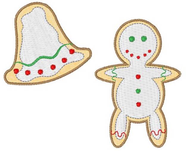 Picture of Holiday Cookies Machine Embroidery Design
