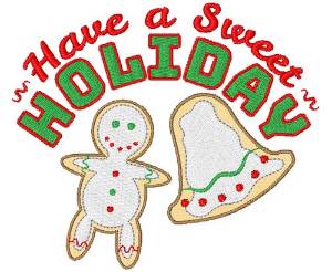 Picture of Have A Sweet Holiday Machine Embroidery Design