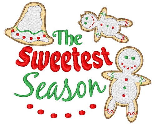 The Sweetest Season Machine Embroidery Design