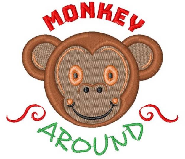 Picture of Monkey Around Machine Embroidery Design