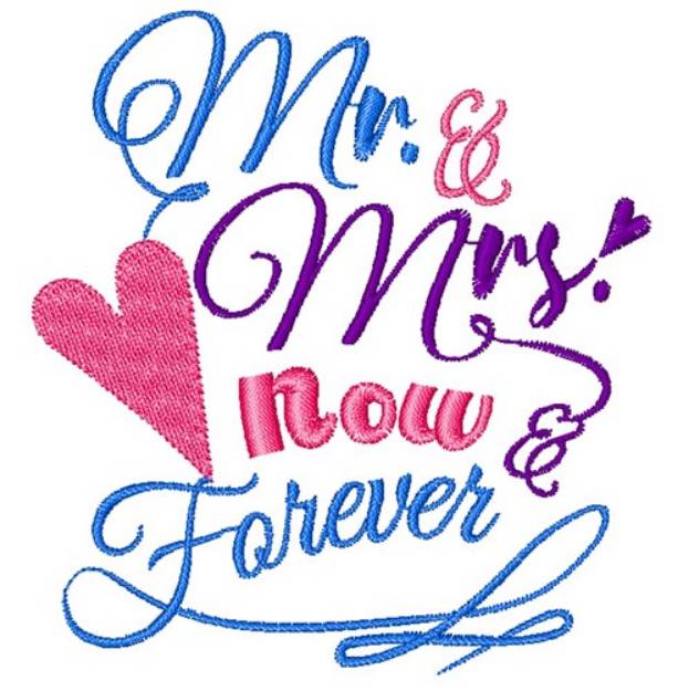 Picture of Now & Forever Machine Embroidery Design