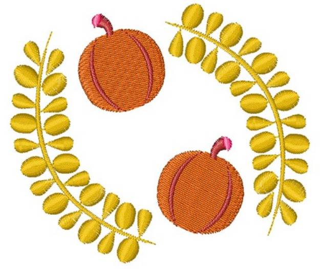 Picture of Thanksgiving Decorations Machine Embroidery Design