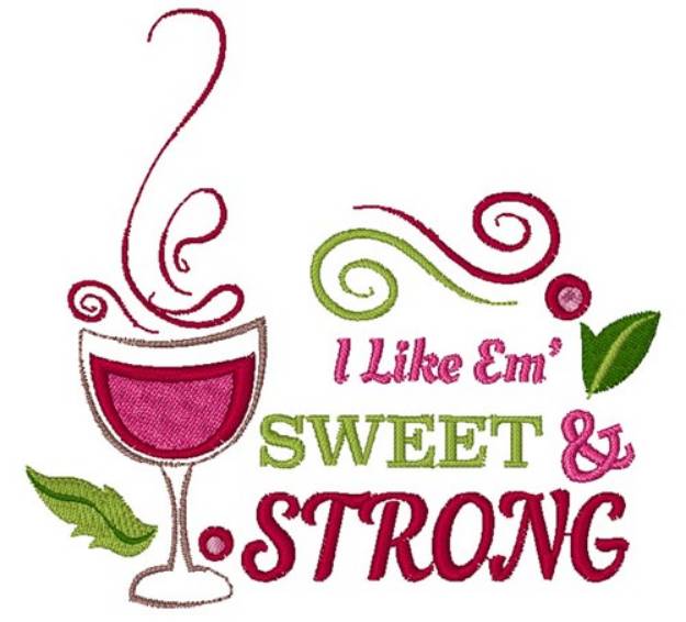 Picture of Sweet & Strong Machine Embroidery Design