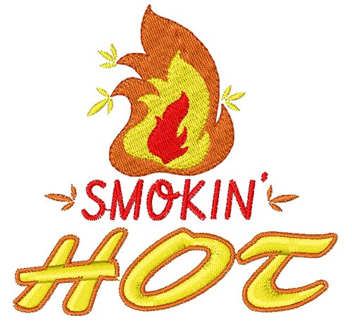 Smokin Hot Machine Embroidery Design