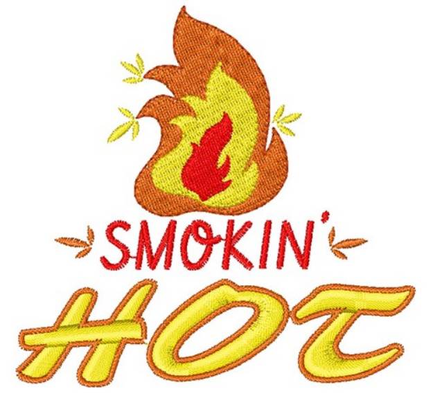 Picture of Smokin Hot Machine Embroidery Design