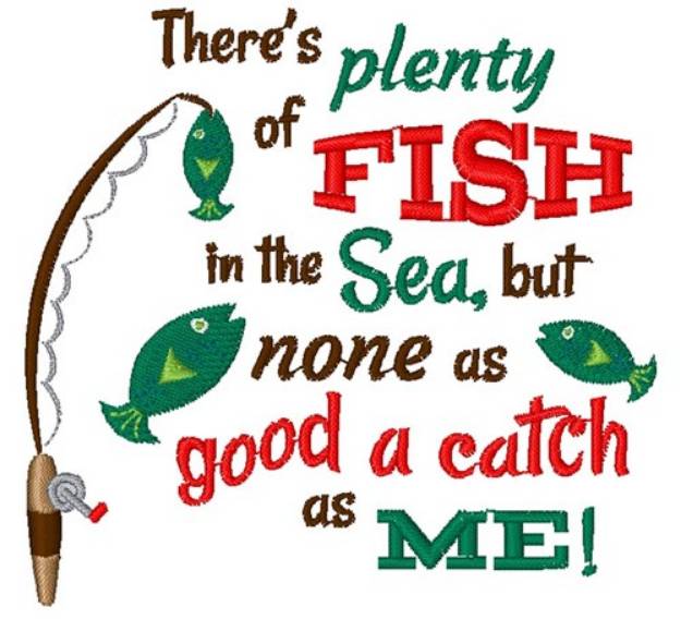 Picture of Fish In The Sea Machine Embroidery Design