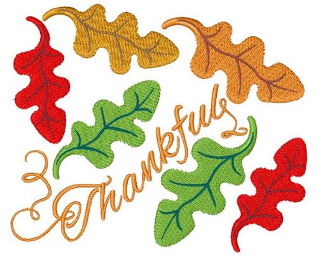 Picture of Thankful Machine Embroidery Design