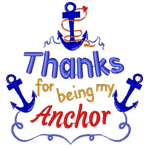 My Anchor Machine Embroidery Design