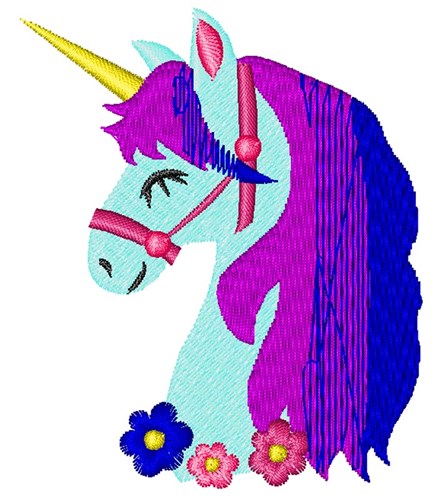 Unicorn Machine Embroidery Design