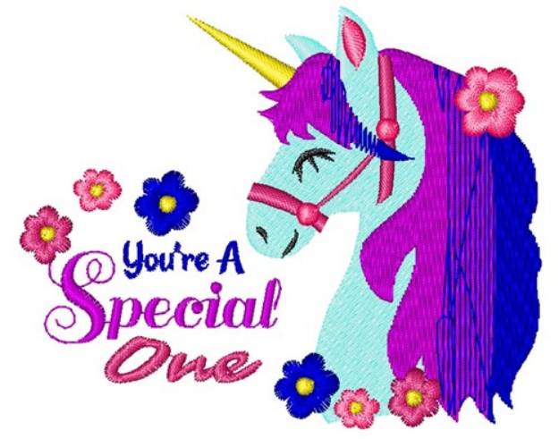 Picture of Youre A Special One Machine Embroidery Design