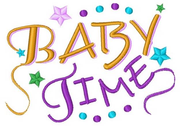 Picture of Baby Time Machine Embroidery Design
