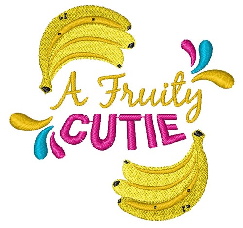 A Fruity Cutie Machine Embroidery Design