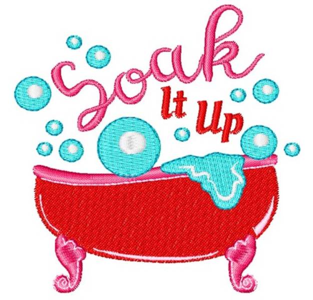 Picture of Soak It Up Machine Embroidery Design