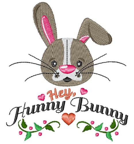Hey Hunny Bunny Machine Embroidery Design