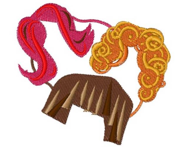 Picture of Hair Color Base Machine Embroidery Design