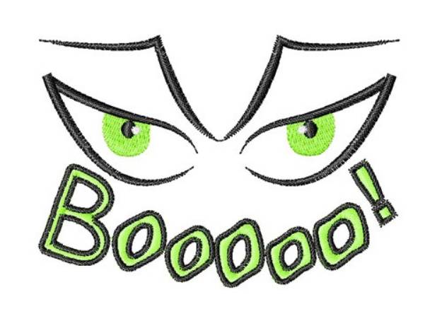 Picture of Scary Eye Booooo Machine Embroidery Design