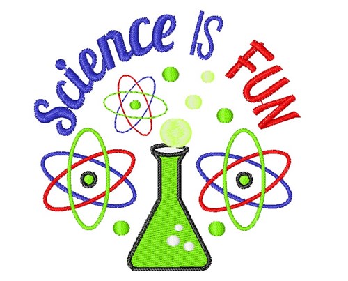 Science Is Fun Machine Embroidery Design