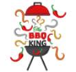 Picture of The BBQ King Machine Embroidery Design