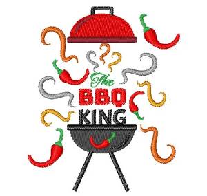 Picture of The BBQ King Machine Embroidery Design