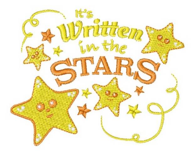 Picture of  Written In The Stars Machine Embroidery Design