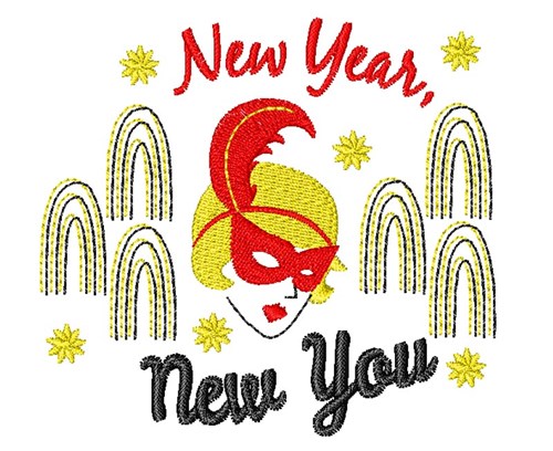 New Year New You Machine Embroidery Design
