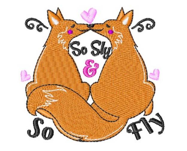 Picture of So Sly Machine Embroidery Design