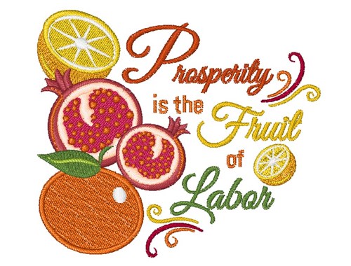 Fruit Of Labor Machine Embroidery Design