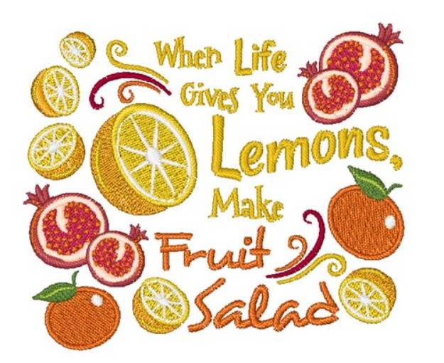 Picture of Make Fruit Salad Machine Embroidery Design