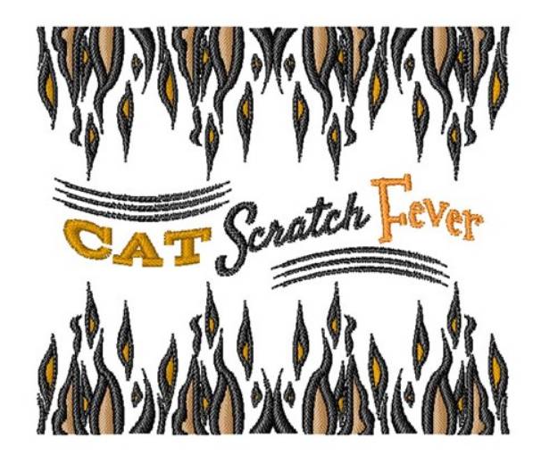 Picture of Cat Scratch Fever Machine Embroidery Design