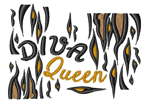 Diva Queen Machine Embroidery Design