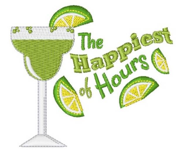 Picture of Happiest Of Hours Machine Embroidery Design