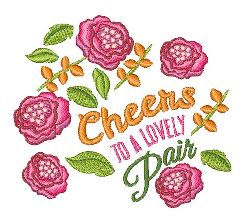 A Lovely Pair Machine Embroidery Design