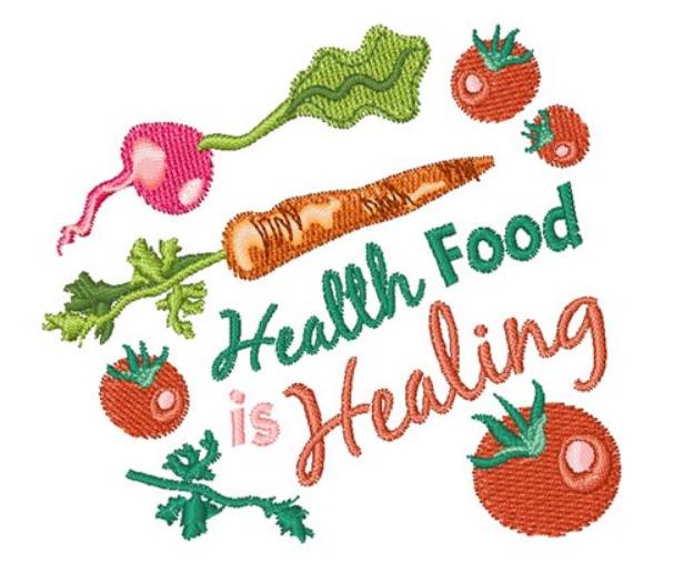 Picture of Health Food Machine Embroidery Design