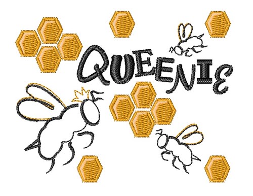 Queenie Machine Embroidery Design