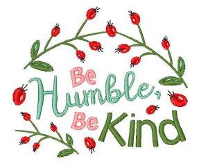 Picture of Be Humble Machine Embroidery Design
