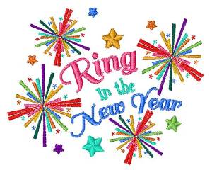 Picture of The New Year Machine Embroidery Design