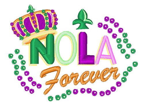 NOLA Forever Machine Embroidery Design