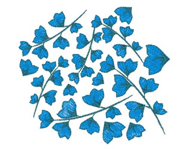 Picture of Blue Flowers Machine Embroidery Design