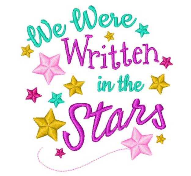 Picture of Written In The Stars Machine Embroidery Design