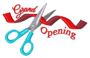 Picture of Grand Opening Machine Embroidery Design