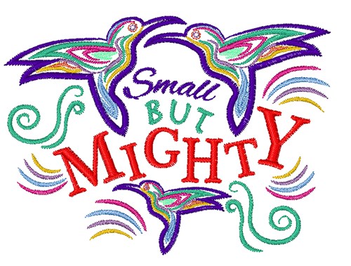 Small But Mighty Machine Embroidery Design