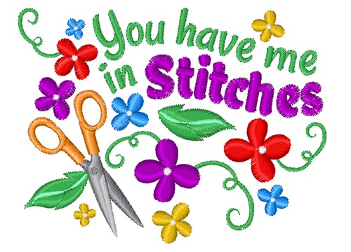 In Stitches Machine Embroidery Design