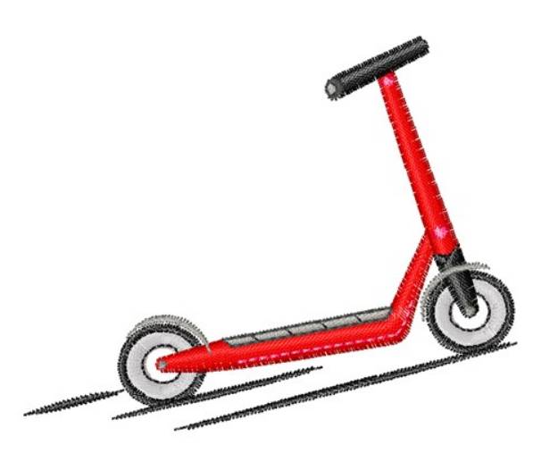 Picture of Scooter Machine Embroidery Design